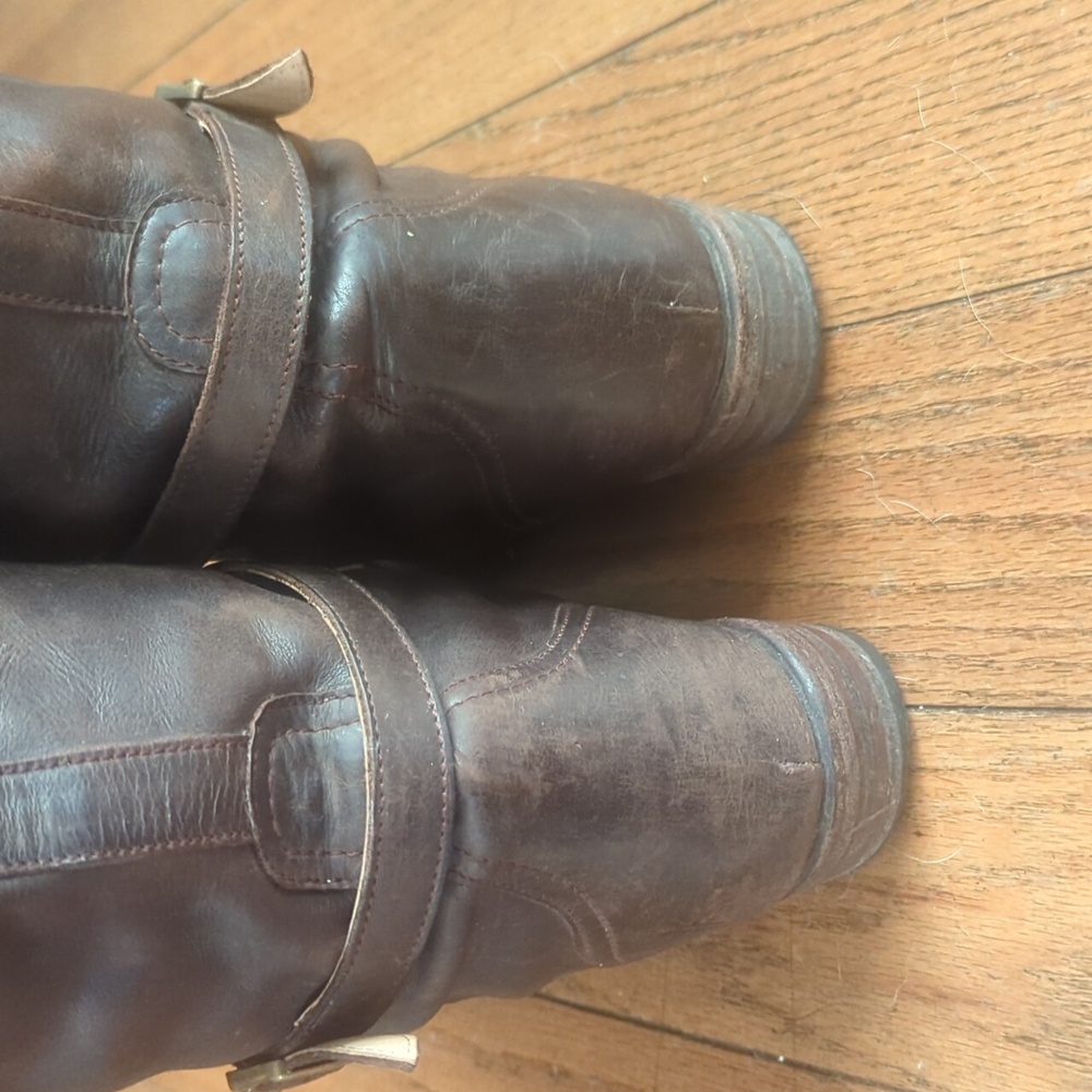 Frye Dorado Riding Boots In Brown - Picture 5 of 8